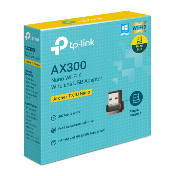 TP-Link Archer TX1U Nano AX3000 Wi-Fi 6 USB